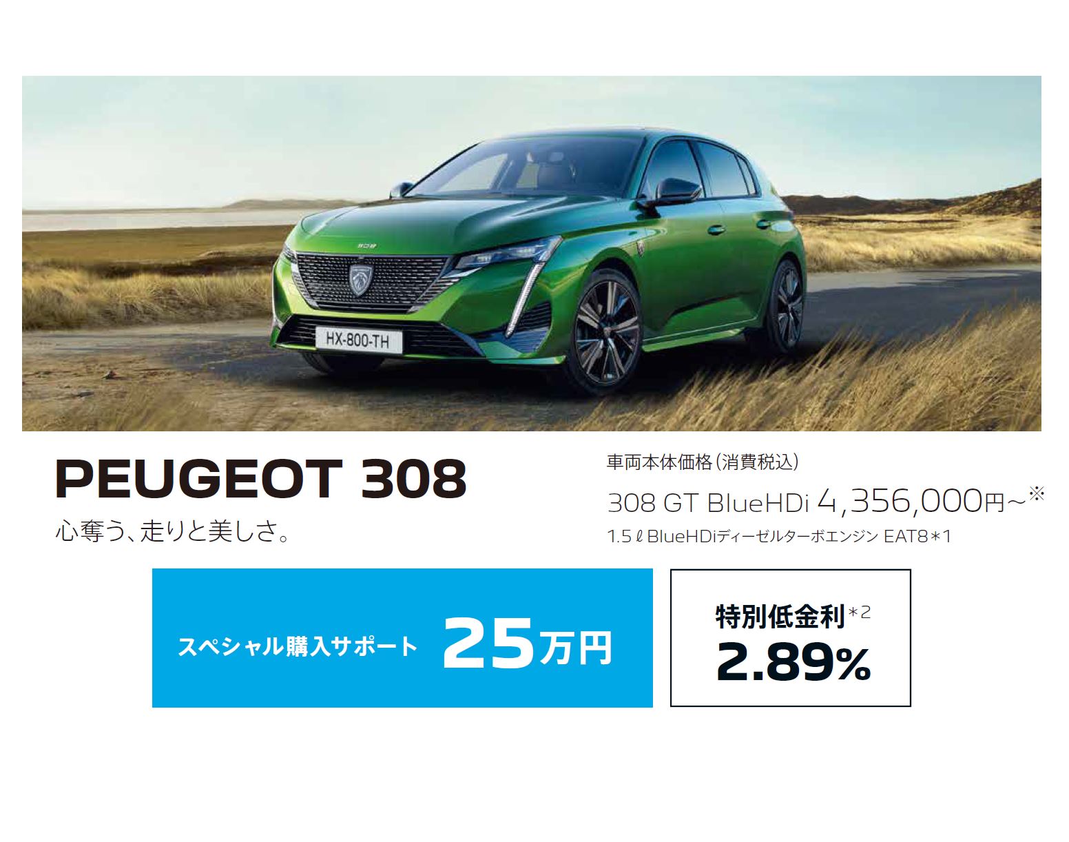 在庫車限り無くなり次第終了 PEUGEOT 308